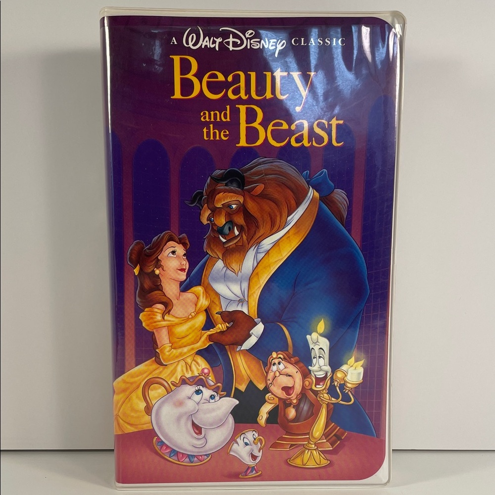 Disney Beauty and the Beast VHS - Purple